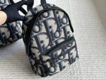 Dior Oblique Monogram Backpack Upgraded Version With Calfskin Leather Luxurious And Fashionable - Image 3