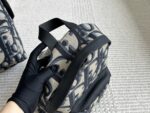 Dior Oblique Monogram Backpack Upgraded Version With Calfskin Leather Luxurious And Fashionable - Image 5