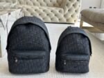 Dior Oblique Monogram Backpack Upgraded Version With Calfskin Leather Luxurious And Fashionable - Image 13