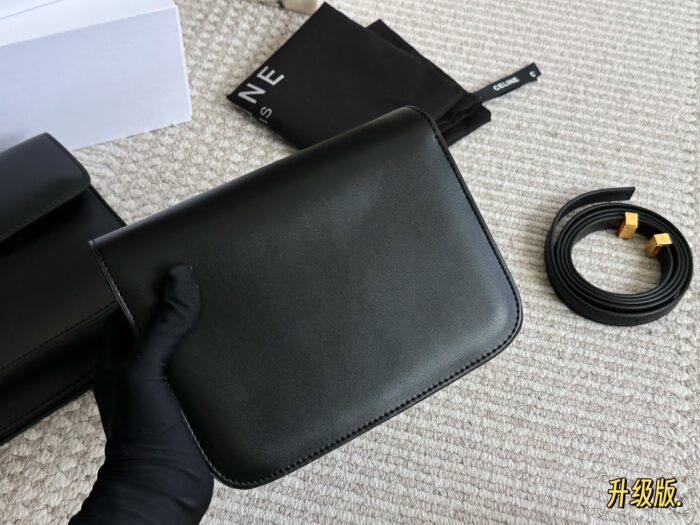 Celine Tofu Bag Box Upgrade Edition Cowhide Leather Handbag - Image 6