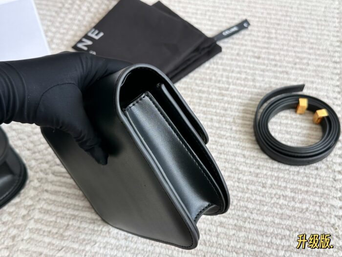 Celine Tofu Bag Box Upgrade Edition Cowhide Leather Handbag - Image 8
