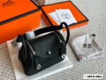 Hermès Mini Lindy Full-Grain Cowhide Crossbody Handbag - Image 3