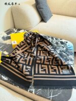 Fendi Scarf Classic Ff Pattern Warm And Stylish - Image 6