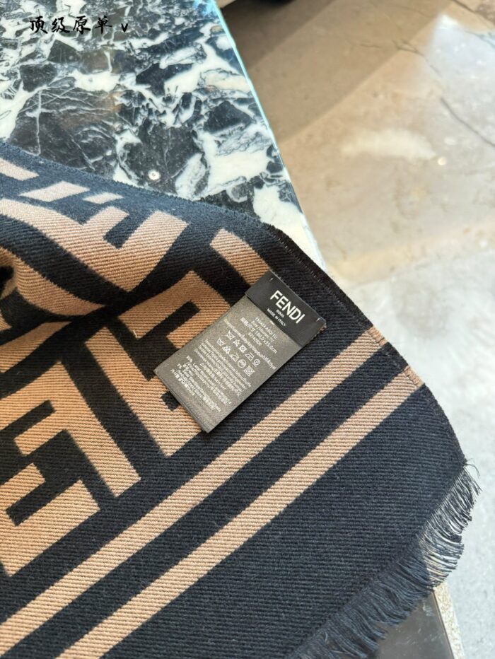 Fendi Scarf Classic Ff Pattern Warm And Stylish - Image 7