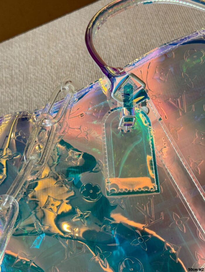Louis Vuitton Keepall Glittering Laser-Effect Travel Bag Spacious, Practical, And Makes A Statement. - Image 8