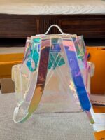 Louis Vuitton Christopher Glittering Laser-Effect Backpack Star-Like Allure Suitable For Both Work And Leisure - Image 3