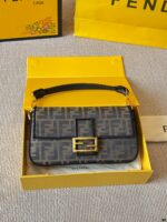 Fendi Monogram Baguette Bag: Flattering, Refined, And Effortlessly Versatile For Autumn/Winter Outings. - Image 2