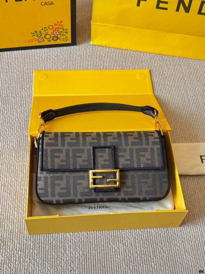 Fendi Monogram Baguette Bag: Flattering, Refined, And Effortlessly Versatile For Autumn/Winter Outings. - Image 2