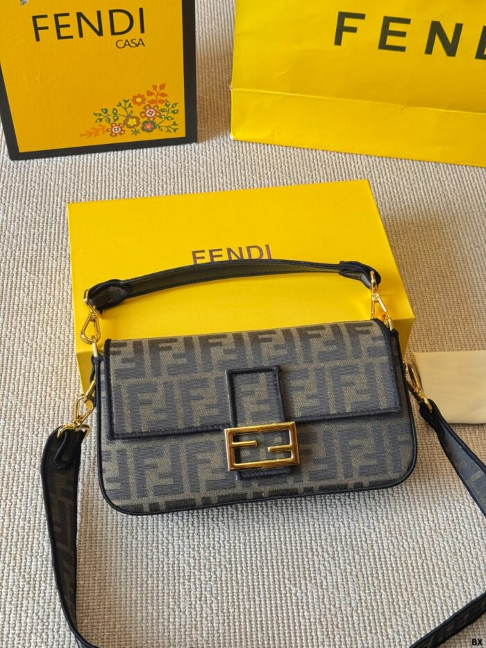 Fendi Monogram Baguette Bag: Flattering, Refined, And Effortlessly Versatile For Autumn/Winter Outings. - Image 3