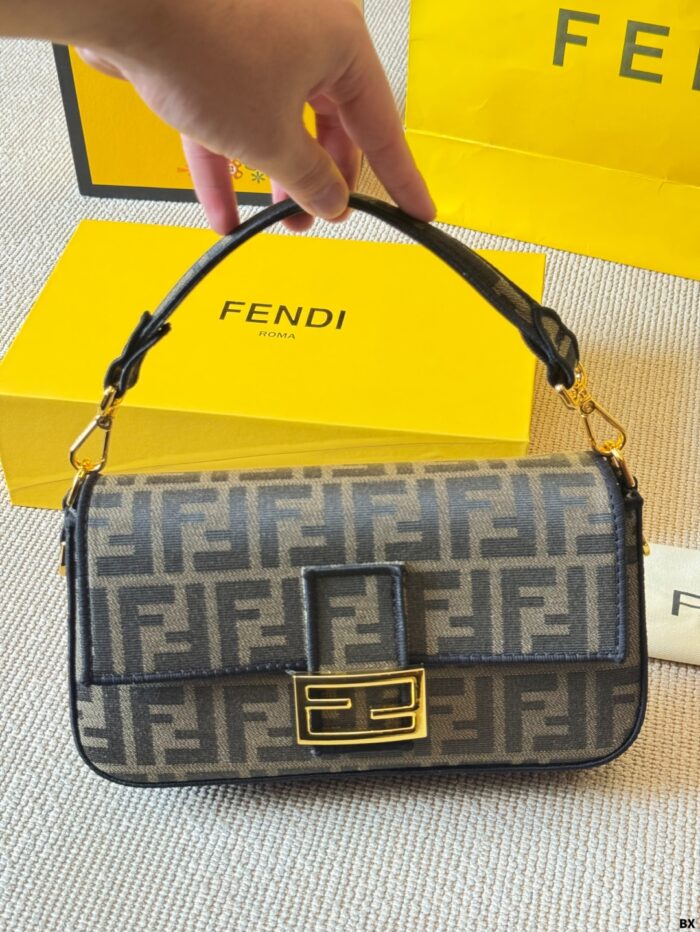 Fendi Monogram Baguette Bag: Flattering, Refined, And Effortlessly Versatile For Autumn/Winter Outings. - Image 6