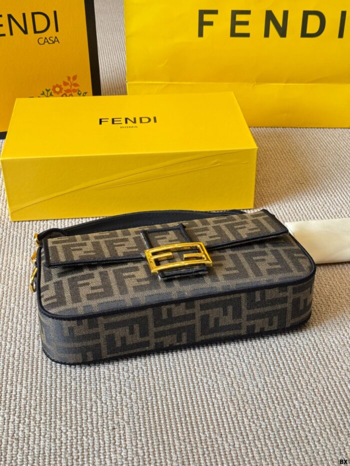 Fendi Monogram Baguette Bag: Flattering, Refined, And Effortlessly Versatile For Autumn/Winter Outings. - Image 7