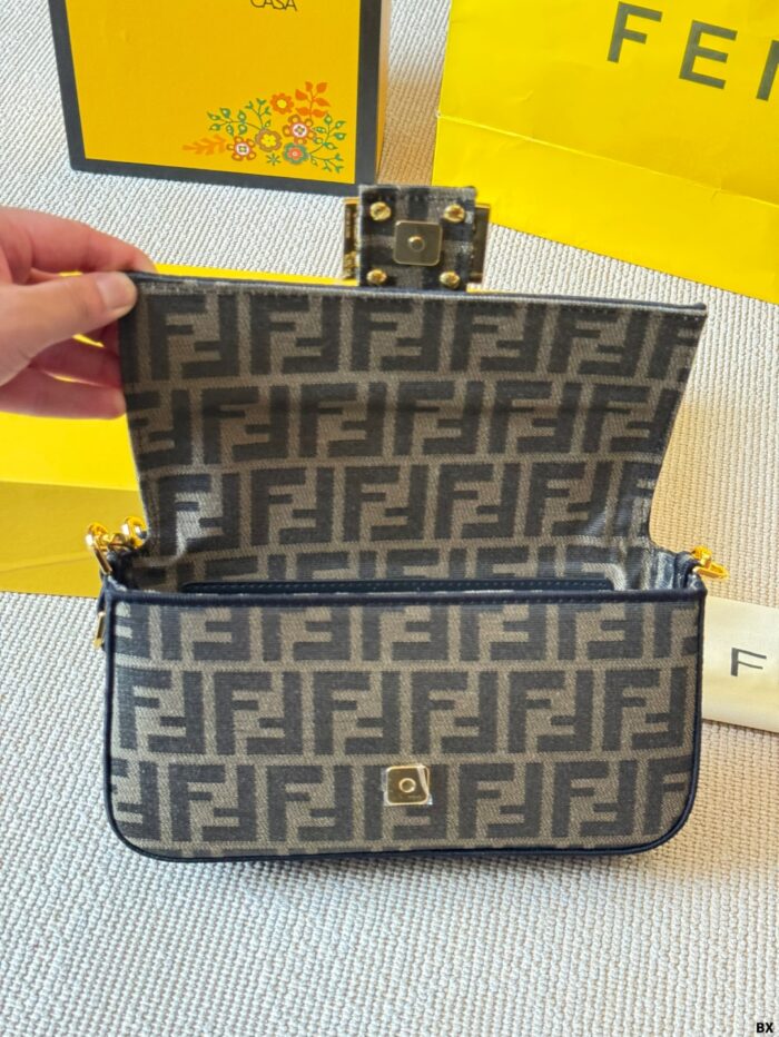 Fendi Monogram Baguette Bag: Flattering, Refined, And Effortlessly Versatile For Autumn/Winter Outings. - Image 8