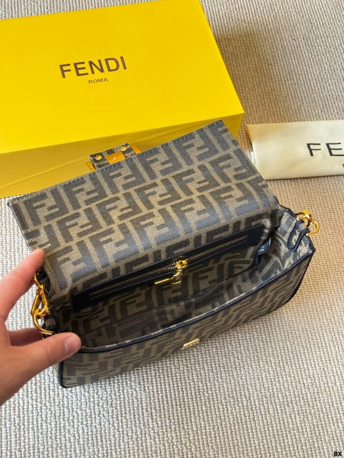 Fendi Monogram Baguette Bag: Flattering, Refined, And Effortlessly Versatile For Autumn/Winter Outings. - Image 9