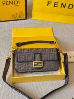 Fendi Monogram Baguette Bag: Flattering, Refined, And Effortlessly Versatile For Autumn/Winter Outings. - Image 11