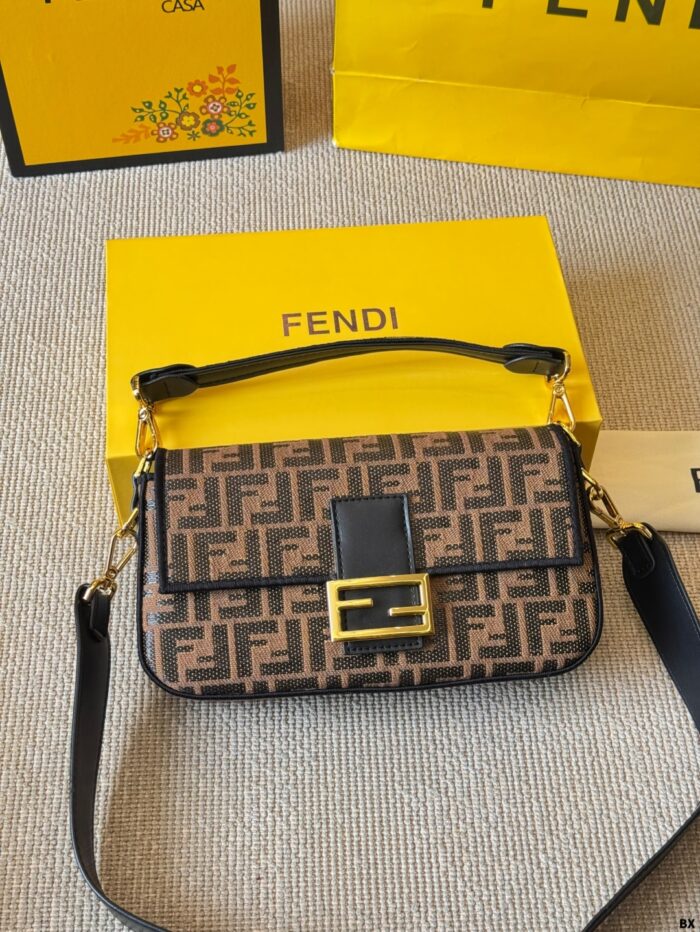 Fendi Baguette Bag: Classic Monogram, Flattering, Exquisite, Versatile, Autumn/Winter Outing Bag - Image 10
