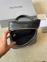 Balenciaga Rodeo Vanity Classic Black Metallic Logo Handbag/Crossbody Soft Leather With Generous Capacity - Image 9