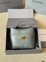 Balenciaga Rodeo Vanity Classic Black Metallic Logo Handbag/Crossbody Soft Leather With Generous Capacity - Image 10
