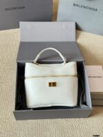 Balenciaga Rodeo Vanity Classic Black Metallic Logo Handbag/Crossbody Soft Leather With Generous Capacity - Image 12