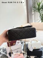 Chanel 25B Calfskin Cf Handle Double C Pendant Handle Bag - Image 4