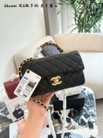 Chanel 25B Calfskin Cf Handle Double C Pendant Handle Bag - Image 7