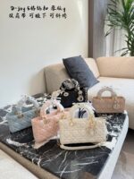 Dior D-Joy 5-Compartment Buckle Crossbody Bag With Dual Straps, Wearable Underarm. Black – Universally Flattering. - Image 10