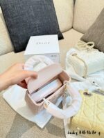 Dior Lady Classic Series Sheepskin Mini Diana Bag - 4 Compartments - Image 6