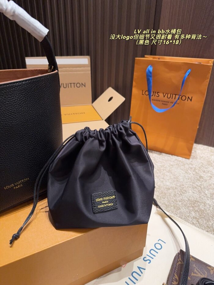 Louis Vuitton All In Bb Bucket Bag Versatile Carrying Options, Spacious Interior, And Refined Details - Image 5