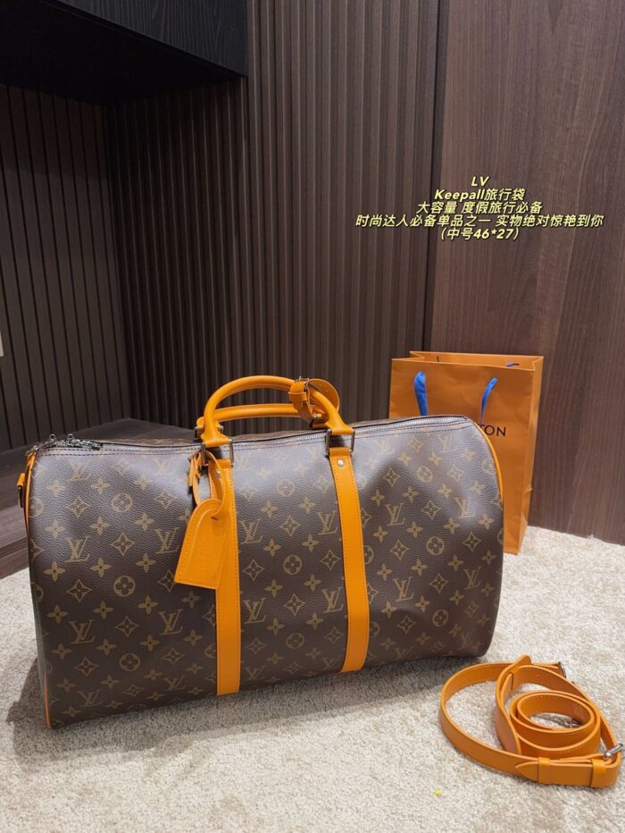 Louis Vuitton Keepall Travel Bag Large Capacity - Essential For Holidays And Travel - Image 2