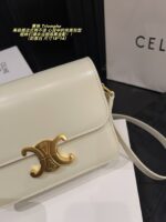 Celine Triomphe Black Gold Triomphe Bag Timeless Elegance, Versatile Sophistication - Image 6