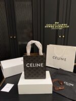 Celine Mini Tote Vintage Floral Mini Music Score Bag