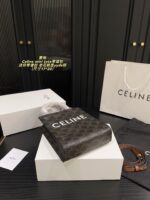 Celine Mini Tote Vintage Floral Mini Music Score Bag - Image 4