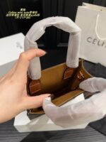 Celine Mini Tote Vintage Floral Mini Music Score Bag - Image 6