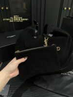 Yves Saint Laurent Suede Tote Bag Minimalist, Sophisticated, Lightweight, Stylish, Spacious - Image 4