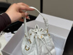 Dior Caro Bucket Bag Diamond Quilting Adjustable Shoulder Strap Compact And Lightweight - Image 3