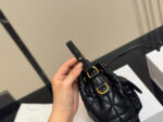 Dior Caro Exquisite Bucket Bag Compact And Lightweight Adjustable Shoulder Strap Lady-Like - Image 6