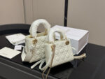 Dior Lady Dior Patent Leather Quilted Handbag & Crossbody Bag - Premium Quality Upgrade - Image 7