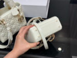 Dior Lady Dior Patent Leather Quilted Handbag & Crossbody Bag - Premium Quality Upgrade - Image 8