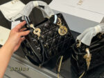 Dior Lady Dior Patent Leather Premium Edition Upgraded Handbag With Foldable Box - Image 5