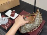 Gucci Ophidia Series Monogram Shoulder Bag Mahjong-Style Silhouette, Vintage And Versatile - Image 4