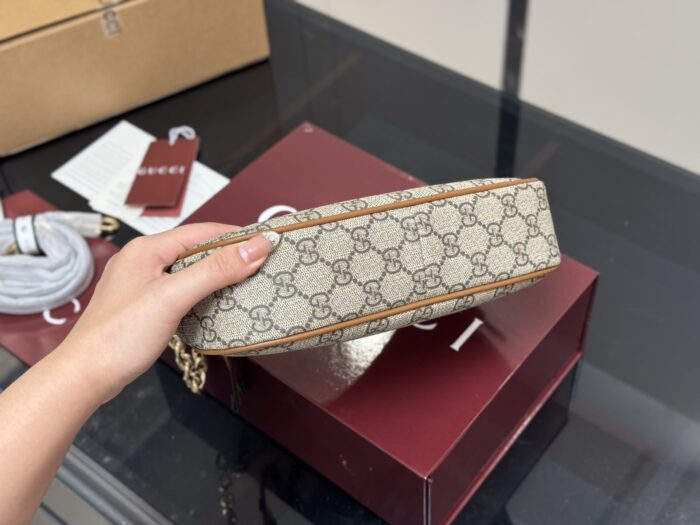Gucci Ophidia Series Monogram Shoulder Bag Mahjong-Style Silhouette, Vintage And Versatile - Image 8