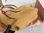 Miu Miu Bowling Bag Smooth Leather With Satin Lining Handheld Or Crossbody - Image 6