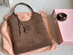 Miu Miu New Tote Bag - Black/Brown - Excellent Silhouette