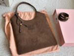 Miu Miu New Tote Bag - Black/Brown - Excellent Silhouette - Image 8