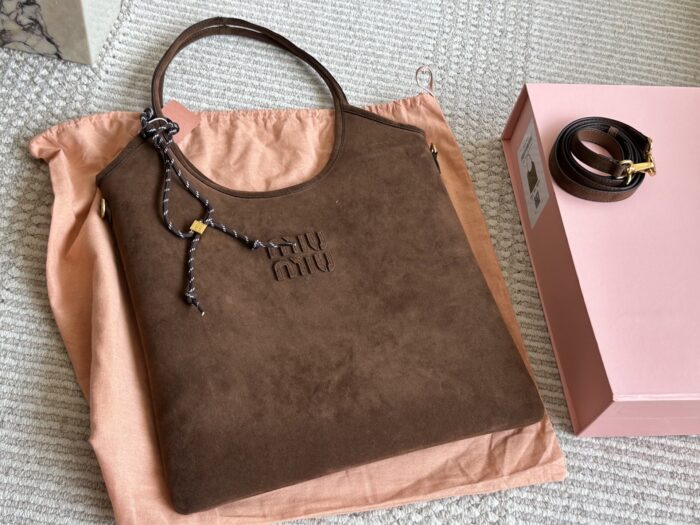 Miu Miu New Tote Bag - Black/Brown - Excellent Silhouette - Image 8