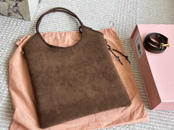 Miu Miu New Tote Bag - Black/Brown - Excellent Silhouette - Image 9