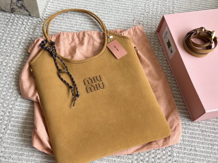 Miu Miu New Tote Bag Stylish Silhouette Multiple Colours Available - Image 1