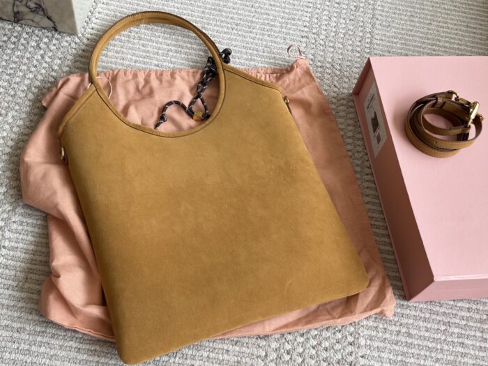 Miu Miu New Tote Bag Stylish Silhouette Multiple Colours Available - Image 6