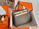 Hermès Kelly 25 Top-Grain Togo Leather Timeless Luxury, Effortlessly Versatile - Image 8