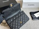 Chanel 25S Series Small Caviar Grain Leather Quilted Bag - Refined And Durable - Image 9