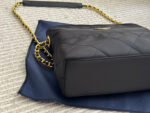 Prada Vintage Hobo Underarm Bag Nylon Chain Bag As Seen On Zhu Zhu Minimalist And Sophisticated Nylon Construction Ensures Lightweight, Durable And Easy-Care - Image 4